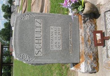 Herman F Schultz 1887 1937 Find A Grave Memorial