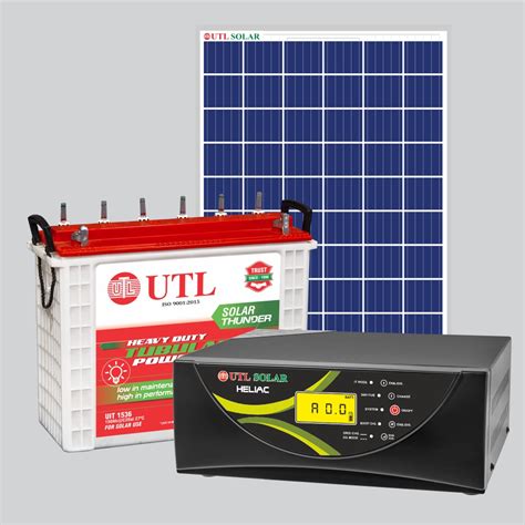 Heliac 1500VA-12V Inverter with UIT 1536 Inverter Battery and 165W ...