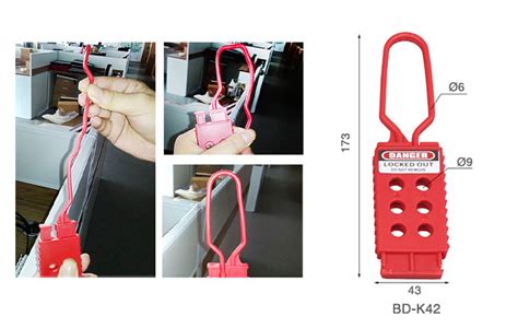 Non Conductive Nylon Lockout Hasp Bozzys Wenzhou Boshi Safety