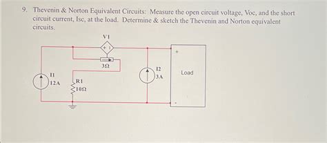 Thevenin Norton Equivalent Circuits Measure The Chegg