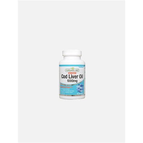 Natures Aid Cod Liver Oil 1000mg 90 Cápsulas Compara Preços