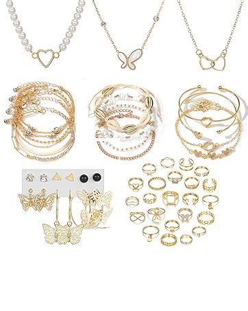 Amazon Zovoli Pcs Gold Jewelry Set For Women Dainty Dangle