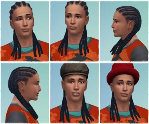 Birksches Sims Blog Twistn Braids Hair Retextured Sims Hairs