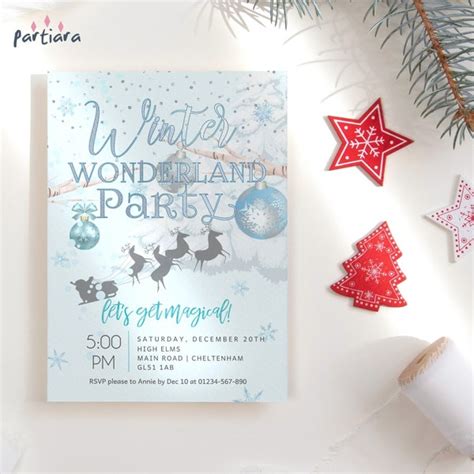 Winter Wonderland Invitations - Etsy