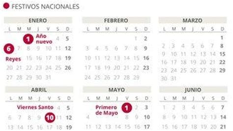 Calendario Laboral Del Consulta Los Puentes Y D As Festivos Por