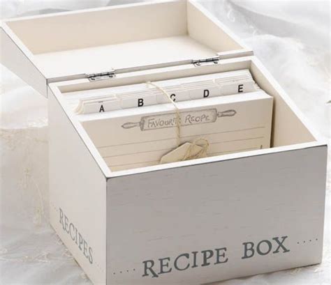 Recipe Box #recipebook #baking | Recipe box, Recipe box wooden, Box