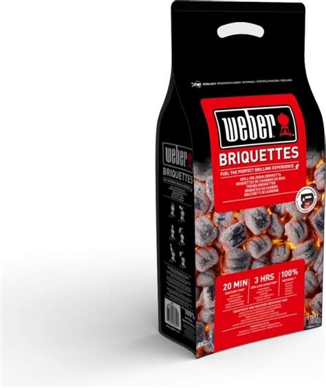 Weber 17591 Briketten Voor Barbecue Grill 8 Kg Bbq Zaak Nl