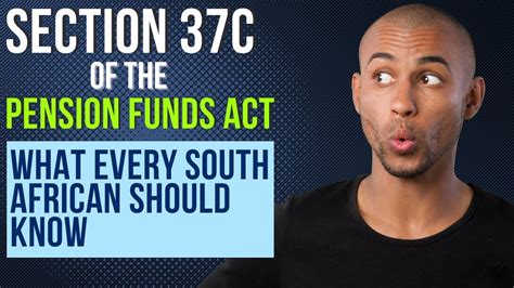 Section C Of The Pension Funds Act What Every South African Needs