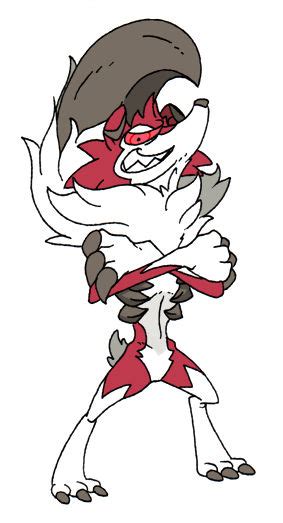 Lycanroc Midnight Form By Skeletalboydecoy On Deviantart