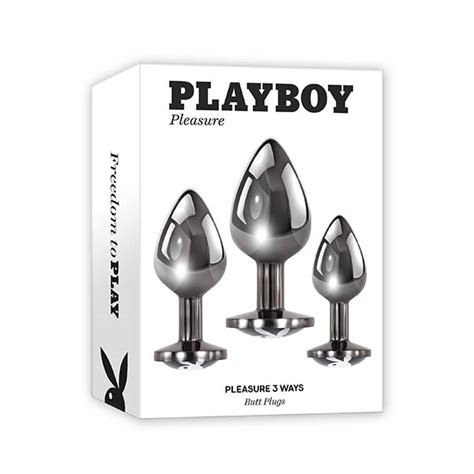 PLAYBOY 3 WAYS METAL ANAL TRAINING KIT Deja Vu Love Boutique Vista CA