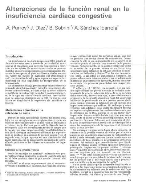 Pdf Alteraciones De La Funci N Renal En La Insuficiencia Card Aca