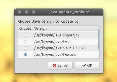 Oracle Java Update Checker