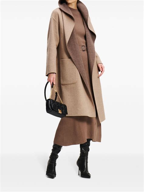 Karl Lagerfeld Reversible Coat In Nude ModeSens