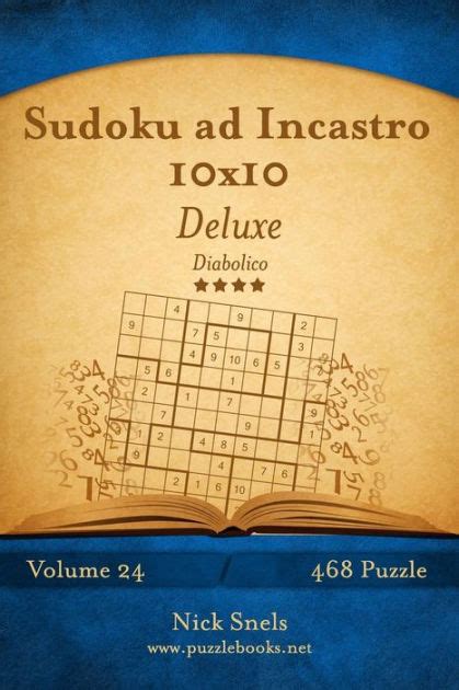 Sudoku Ad Incastro X Deluxe Diabolico Volume Puzzle By