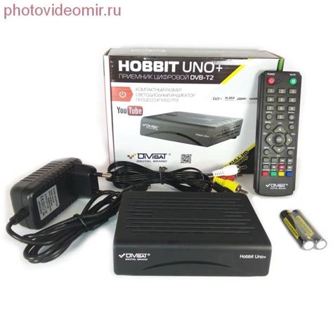 Купить Приставка DVB-T2 для цифрового тв HOBBIT UNO + в ФотоВидеоМире
