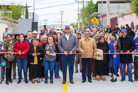 Carlos Peña inaugura pavimentación Daisy Herrera