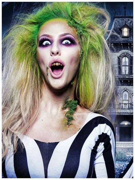 Beetlejuice DIY Halloween Makeup Halloween Makeup Diy Beetlejuice