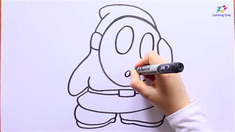 How To Draw Shy Guy A Simple Guide For Kids