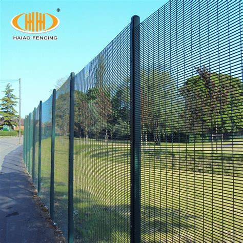 Cheap Security Fence Panels PVC Coated Welded Fence Mesh Anti-Climb ...