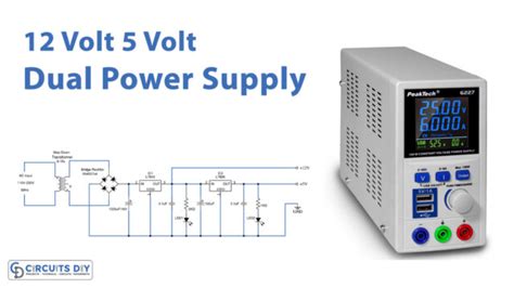 10 Volt Power Supply Using LM7810 IC