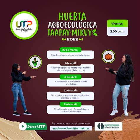 Este Viernes De Marzo Pr Ctica Presencial En La Huerta Agroecol Gica