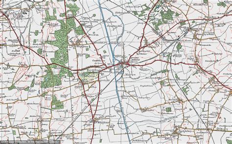 historic ordnance survey map  island carr