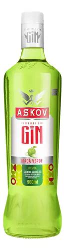 Bebida Gin Askov Cocktail De Maçã Verde 900ml MercadoLivre