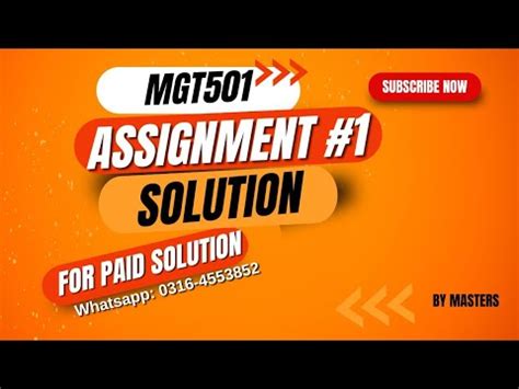 Mgt Assignment Solution Mgt Assignment Solution