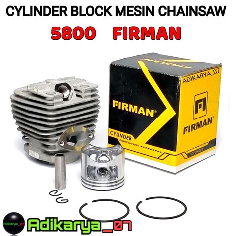 Jual Cylinder Block ASSY Blok Boringan KOMPLIT Mesin Chainsaw Sinso