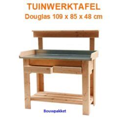 Tuinwerktafel Douglas Zinkenblad Oppottafel Nijdam Klus En Tuin