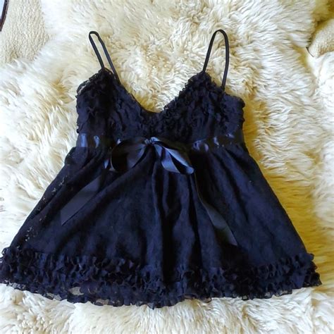 Unknown Intimates Sleepwear Sexy Black Lace Lingerie Poshmark