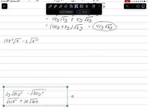 Adding And Subtracting Square Roots Youtube