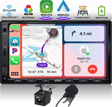 Atoto F Xe Wireless Carplay Wireless Android Auto Double Din Car