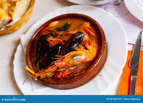 Ligurian Seafood Stew Cacciucco Stock Photo Image Of Products