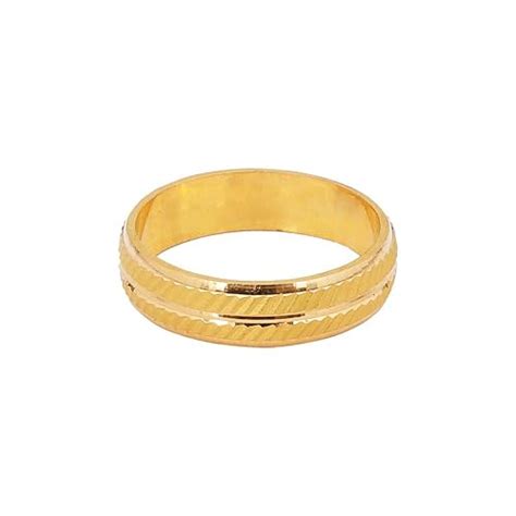 Sree Kumaran Thangamaligai Gold Plated Yellow Ring for Women : Amazon ...