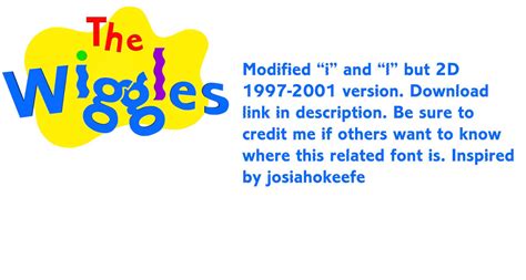 The Wiggles 1997 2001 Font By Christian35476 On Deviantart