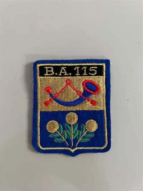 PATCH INSIGNE ARMEE De L Air Base Aerienne Ba 115 Orange EUR 15 00