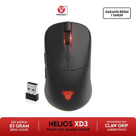 Jual Fantech XD3 Helios Pro Wireless Mouse Gaming RGB Dual Mode