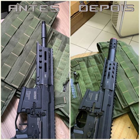 Tapa Cano Neptune Cyma G G Silenciador Supressor Airsoft Sr Striker