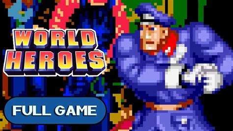 World Heroes Genesis Mega Drive Full Game Longplay Gameplay Walkthrough