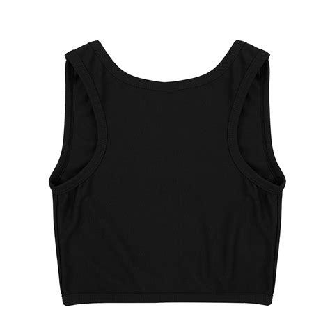 IEFiEL Women S Breathable Super Flat Chest Lesbian Tomboy Short Corset