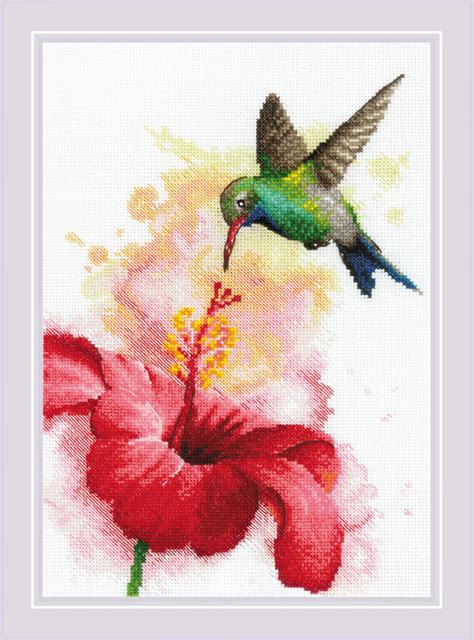 Riolis Hummingbird 2178 Cross Stitch Kit Jk S Cross Stitch Supplies