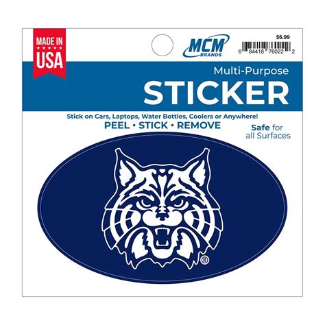 Sticker: The University of Arizona Wildcat Logo Vinyl | University of ...