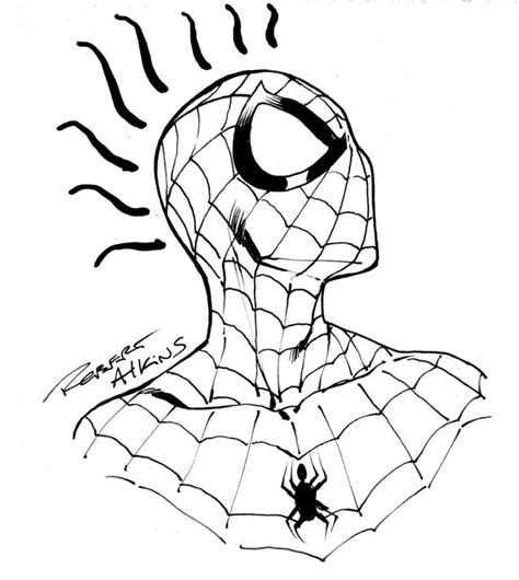 Spider Man Head Drawing Spiderman Art Sketch Spiderman Art