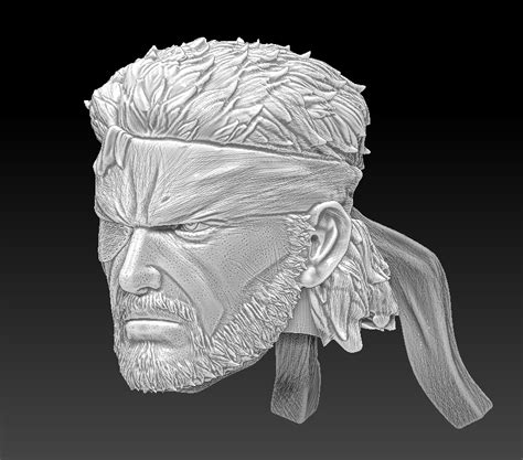 OBJ Datei Metal Gear Solid 3 Big Boss Naked Snake 1 6