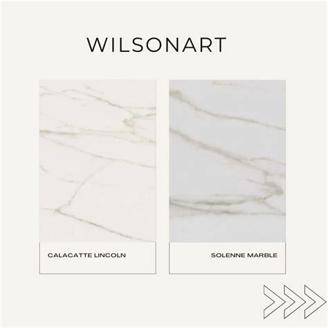 Calacatta Lincoln Vs Solenne Marble Laminate Countertop Wilsonart