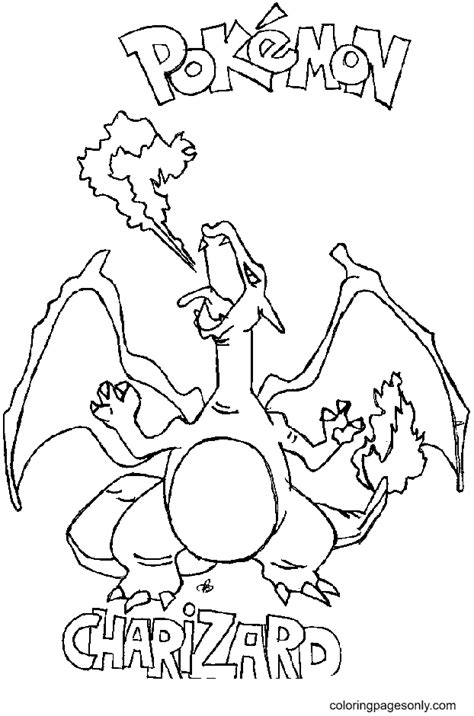 Gigantamax Charizard Coloring Pages - Charizard Coloring Pages ...