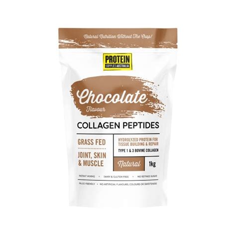 Protein Supplies Australia Collagen Peptides Chocolate 1kg The Zen Store