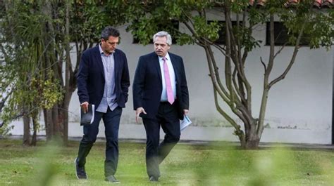 Sergio Massa Se Reunió Con Alberto Fernández En Olivos El Miércoles