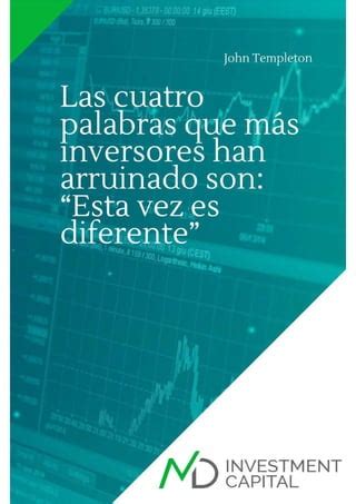 Las mejores frases de inversión y bolsa de John Templeton PDF